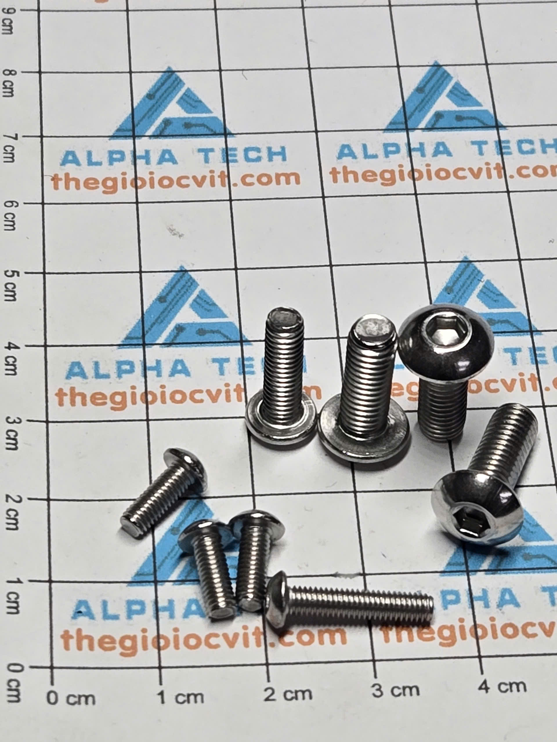 Bu lông Lục giác đầu nấm M6*16